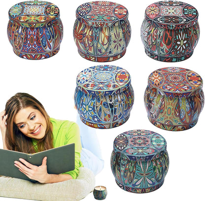 Scented Candles Gift Set, 6 Pack Candles for Home Scented, Long Lasting Soy Wax Aromatherapy Candle Set for Spa, Yoga, Table Decoration