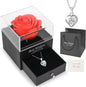 Gift for Women,Eternal Rose with Gift Box,Romantic Birthday Gifts for Her,Mum,Sister,Girlfriend,Grandma on Valentines Day,Anniversary,Mothers,Christmas