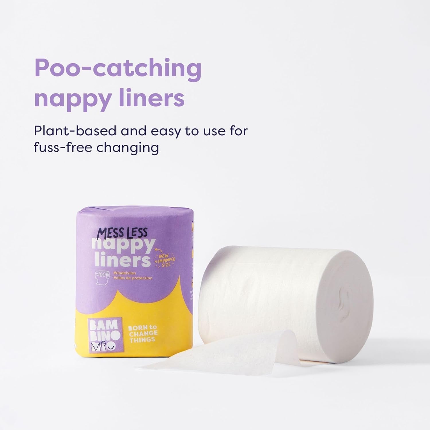 , Supersoft Nappy Liners, Biodegradable, 100 Liners