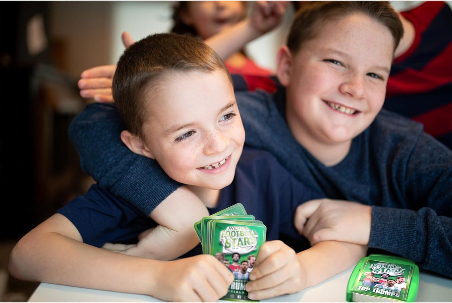 World Football Stars Specials Card Game Green, Play with Lionel Messi, Neymar and Harry Kane, Educational Gift and Toys for Ages 6 Plus