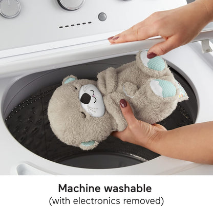 Soothe 'N Snuggle Otter | Newborn Baby Toys & New Baby Gifts | Plush Soft Toys for Babies with Light and Sound Machine | Baby Girl and Baby Boy Gifts | Newborn Essentials, FXC66