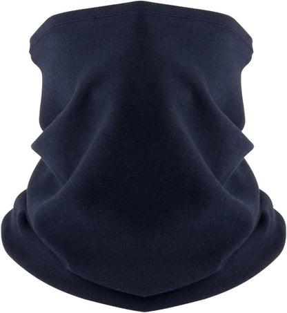 Neck Warmer Snood for Men & Women,Winter Neck Gaiter Fleece Bandana Face Covering Mask Windproof Neck Scarf Neckwear for Outdoor Sports Motorcycle Skiing Running Cycling