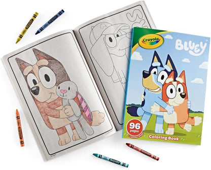 Colouring Book - Bluey | 96 Pages of Bluey Colouring Fun | Sticker Sheet Included | Ideal for Kids Aged 3+