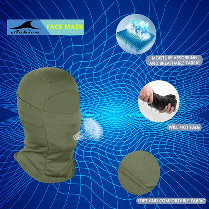Balaclava Face Mask, Ski Mask UV Protector Lightweight for Motorcycle Cycling Running