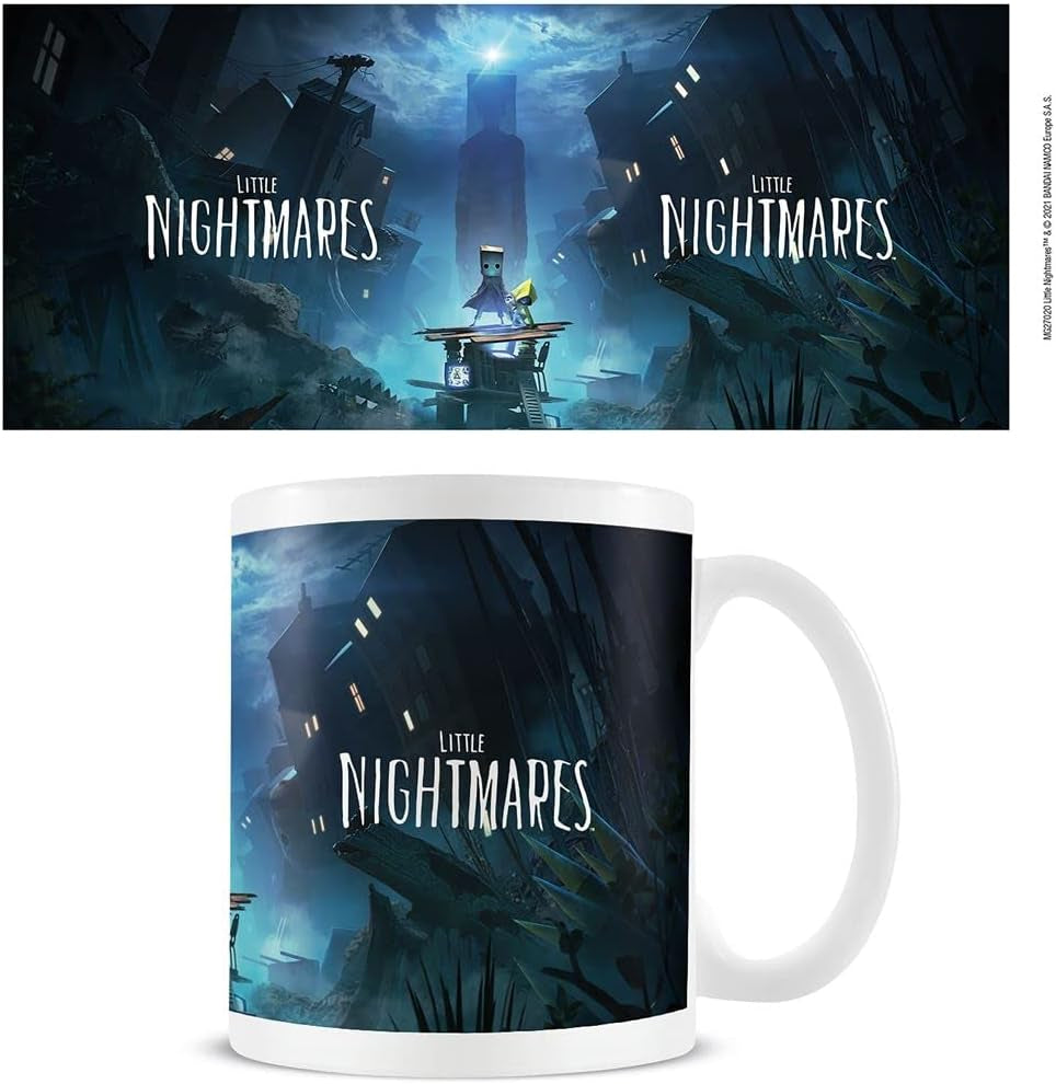 Little Nightmares Mug in Presentation Gift Box (Mono and Six Design) 11Oz Ceramic Mug Official Merchandise, MG27020, Dark Blue
