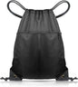 Drawstring Gym Bag, Large Sports Backpack String Swim Drawstring PE Bags for Women Men, Travel Beach School Bag with Waterproof