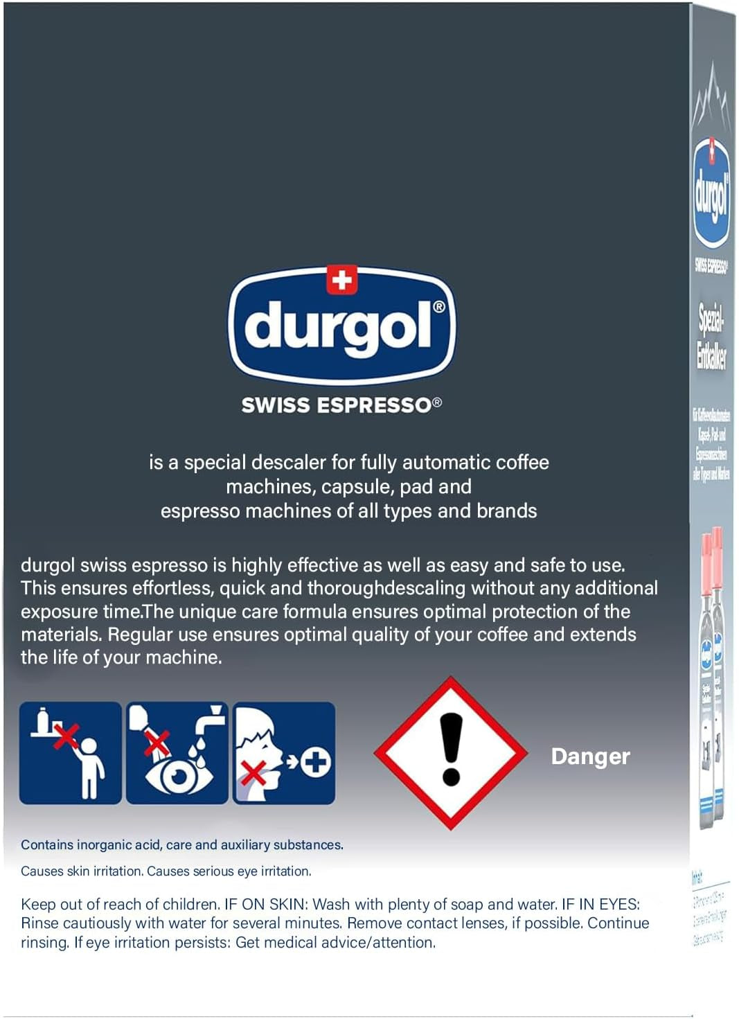 Swiss Espresso Special Decalcifier for All Coffee Machines, 2 X 125Ml
