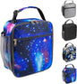 Insulated Lunch Bag Women Men,Leakproof Portable Lunch Box for Kids Teen Boys Girls for Office School Camping Hiking Outdoor Beach Picnic-Galaxy