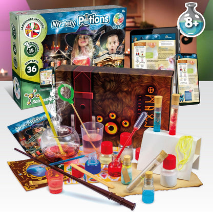 Magic Potions - Potion Making Kit for Children, Create & Mix Your Own Mistery, Magic Cauldron Toy for Kids Age 7 8 9 10 11 12+ Magic Toy & Crafts Set, Original Gift for Wizard Boys & Girls