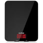 201 Digital Kitchen Scales with Tempered Glass Platform Electronic Weighing Food Scale with Backlit LCD Display Multifunctional, for Office School Home Baking Cooking, 5Kg/11Lb