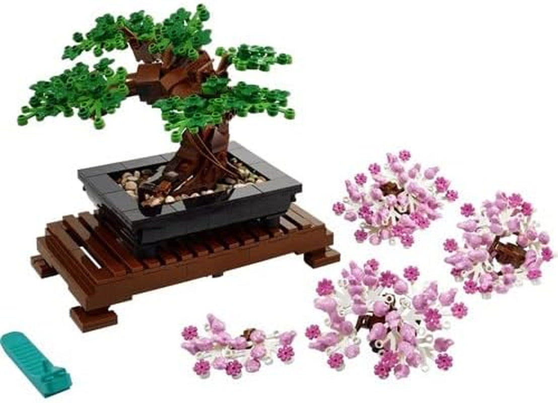 Botanicals Bonsai Tree - Faux Plant for Adults - Home Decor Set with Artificial Cherry Blossom Flowers - DIY Building Project - Gift Idea for Valentine'S Day - Botanical Collection - 10281