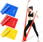 Resistance Bands Set, [Set of 3] 1.5M/4.9Ft Skin-Friendly Exercise Bands with 3 Resistance Levels,Workout Resistance Bands Set for Women Men,Ideal for Strength Training,Yoga,Gym,Pilates,Fitness