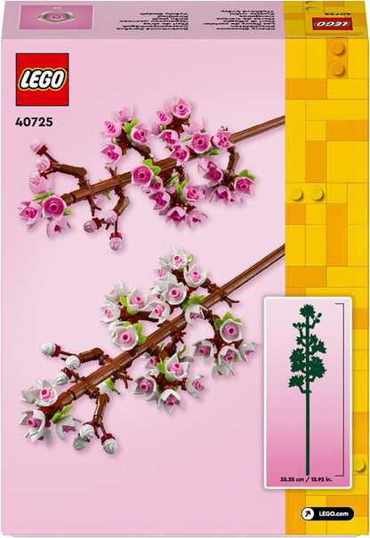 Cherry Blossoms Artificial Faux Flowers Set - Makes a Great Desk Decor Accessory or Kids' Bedroom Decoration - Gift Idea for 8 plus Year Old Girls, Boys and Teens - Valentine'S Day Treat - 40725