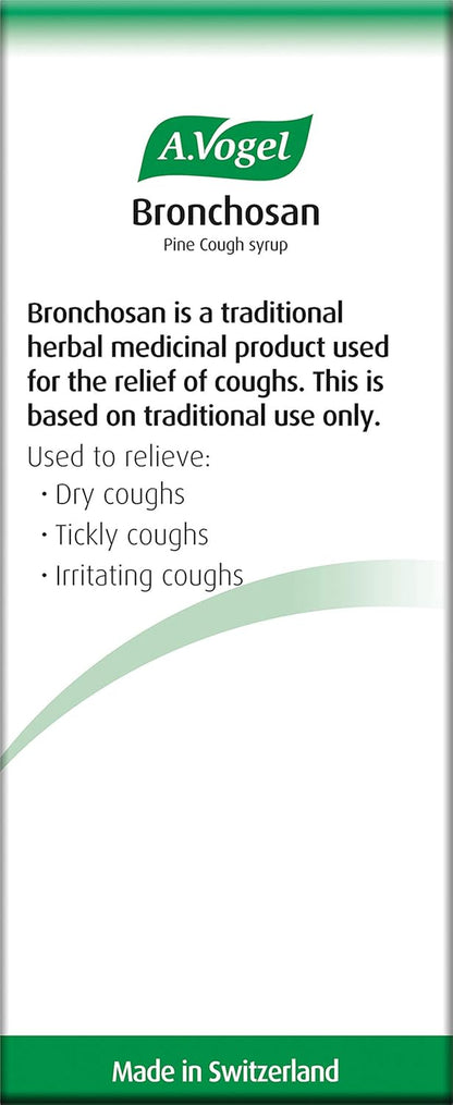 Bronchosan Pine Cough Syrup | Dry & Tickly Cough Medicine for Adults | 100Ml