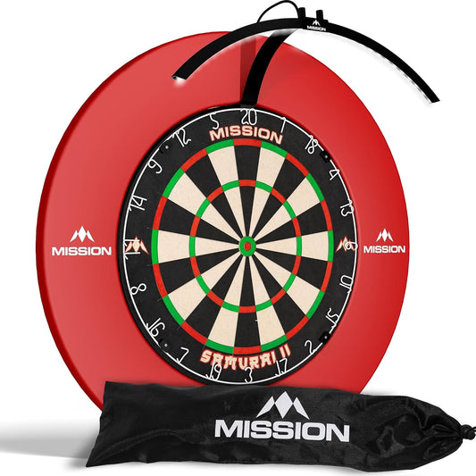 TOR100 Torus 100 | Dart Board LED Folding Portable Dartboard Travel Lighting System