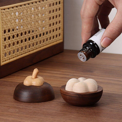 Mangosteen Shape Essential Oil Diffuser Eco Friendly Aromatherapy Diffuser Aromatherapy Non-Electric Cute Fragrance Diffuser