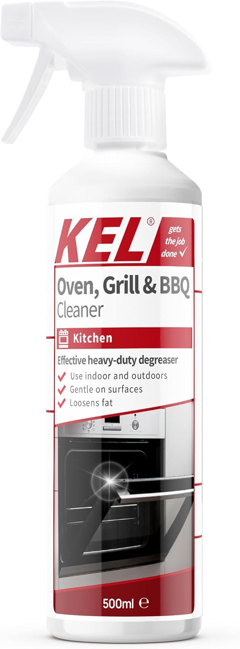 - Oven, Grill, & BBQ Cleaner Spray, Removes Baked on Food & Burnt-In Grease Fast, for Kitchen & Outdoors - 500Ml