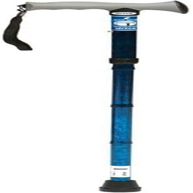 DEVILBISS HEALTHCARE Gel Handle Folding Walking Stick Cane Blue Crackle Shaft