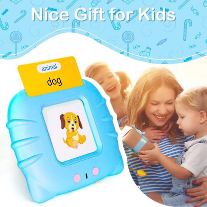 Talking Flash Cards Early Educational Toys for 3 4 5 6 Year Old Baby Boys Girls, Preschool Learning Reading Machine with 224 Words, Montessori Interactive Gift for Kids Toddlers