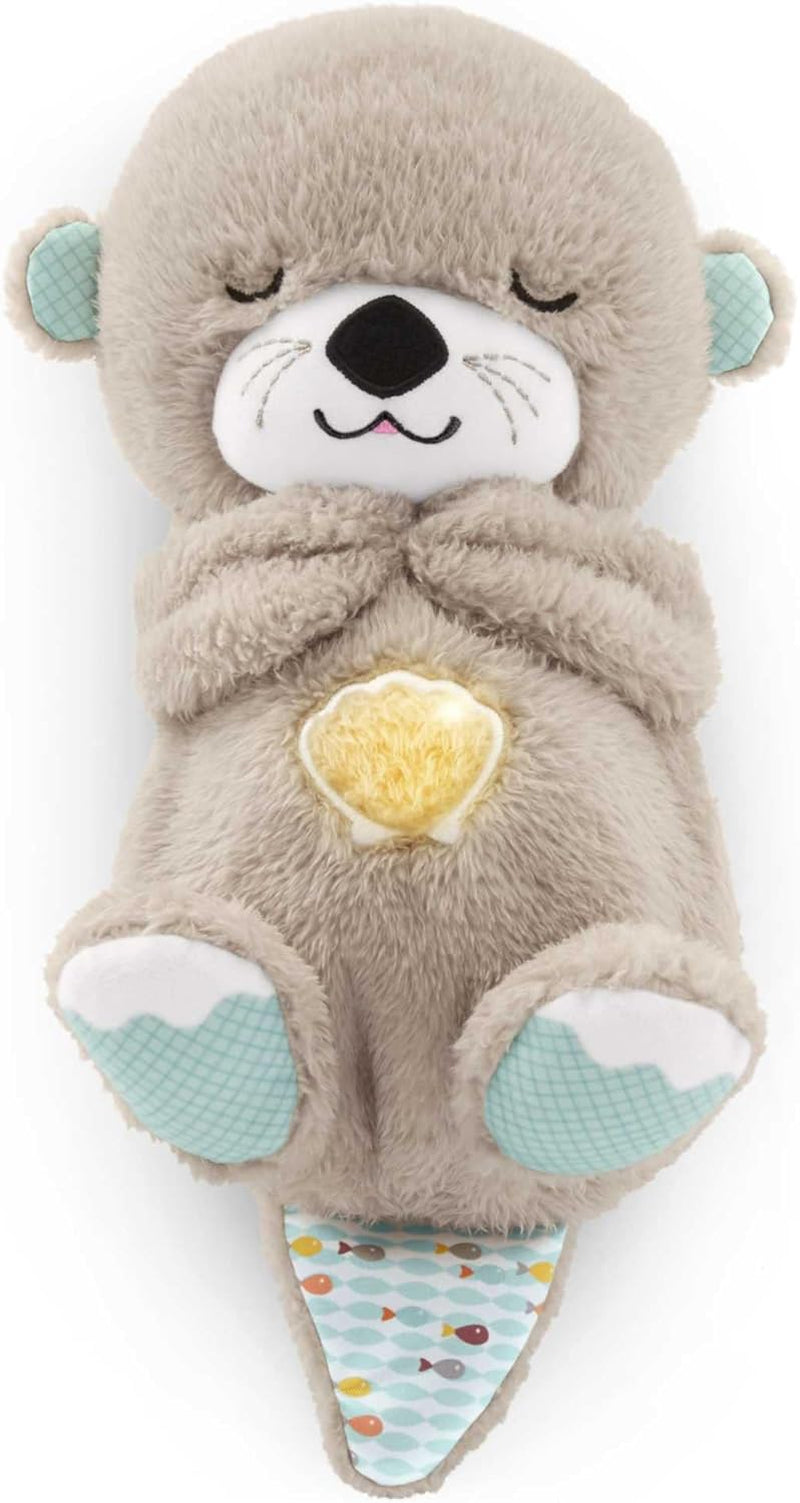 Soothe 'N Snuggle Otter | Newborn Baby Toys & New Baby Gifts | Plush Soft Toys for Babies with Light and Sound Machine | Baby Girl and Baby Boy Gifts | Newborn Essentials, FXC66