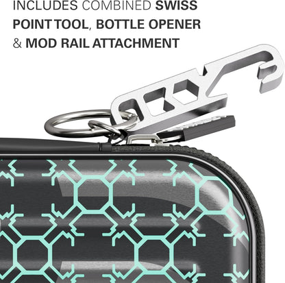 Darts Takoma Darts Wallet, Regular Size, MOD Design | Darts Case Holds 3 Darts | Protective EVA Dart Holder with Pouches & Key Fob