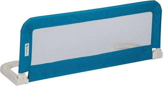 Portable Bed Rail, 106 X 42Cm,Foldable Bed Guard for Toddler Bed, 18 Months – 5 Years, Portable Travel Bed Guard, Mesh Fabric, Easy to Install, Automatic Lock, Easy to Transport, Blue