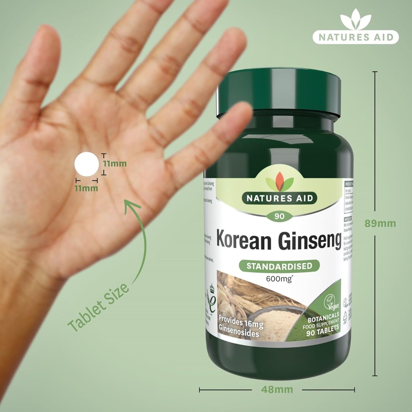 Korean Ginseng 40Mg - Pack of 90 Tablets