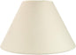 Traditional 8" Cream Cotton Coolie Lampshade Suitable for Table Lamp or Pendant by