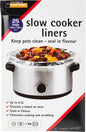 Slow Cooker Plastic Liner (Pack of 25) Transparent, Packing May Vary