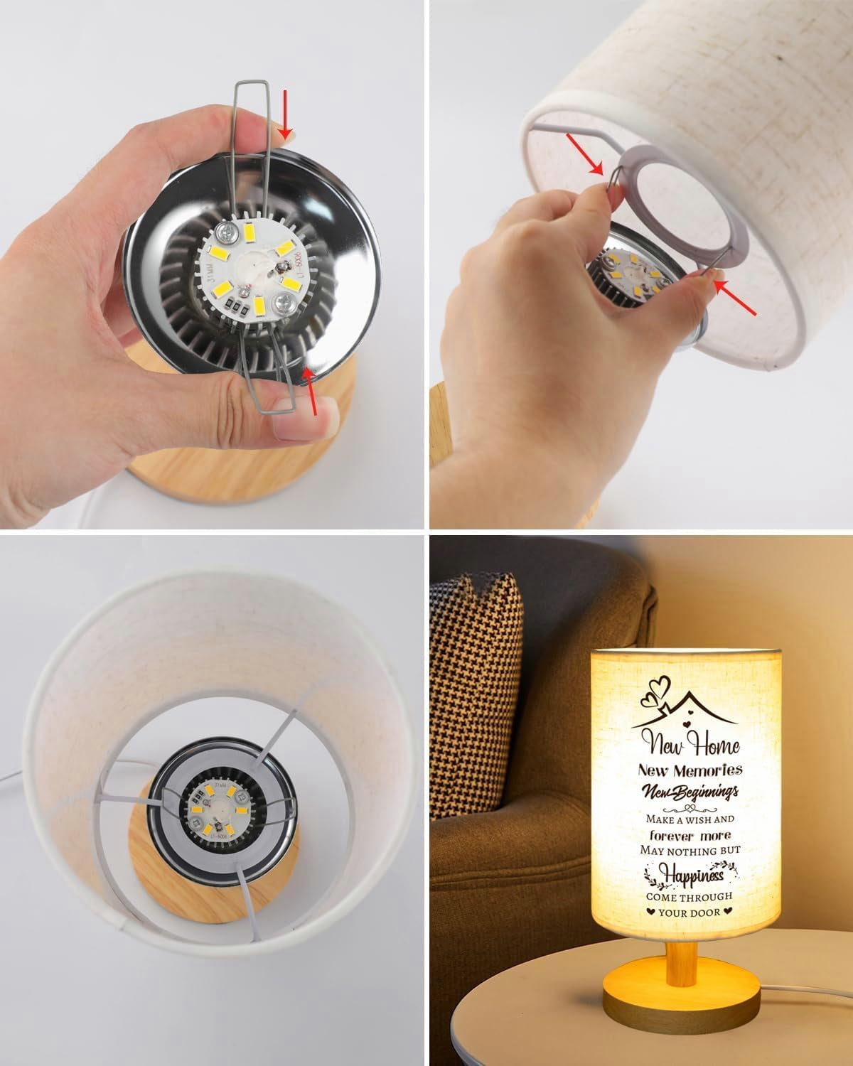 New Home Gifts, House Warming Gifts for New House Gifts for Couple Best Friend Family Table Lamp Housewarming or New Home Gift for Couple Moving in New Home Owner Gift Ideas First Home