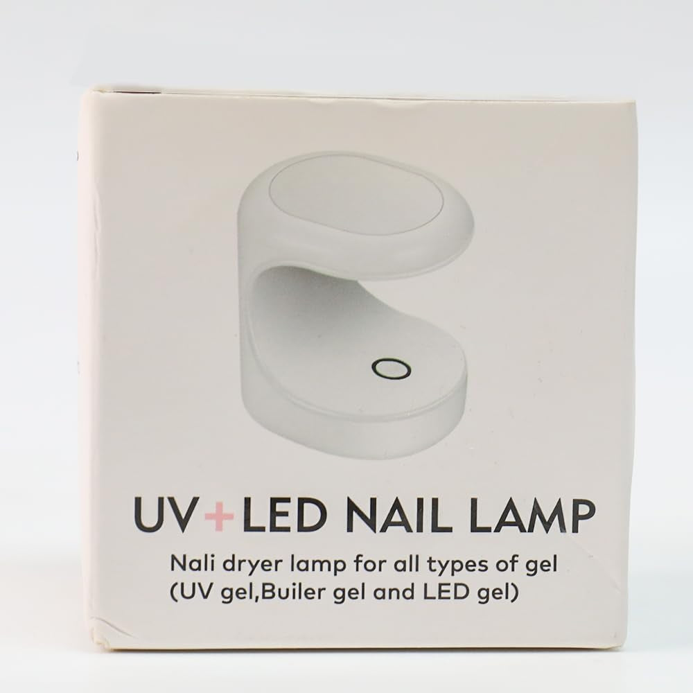UV Nail Lamp,  9W Mini Nail Dryer Portable UV Lamps for Gel Nails USB Gel Lamp, 60S Quick Drying Nail Lamp for Gel Polish (Purple)