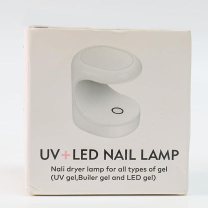 UV Nail Lamp,  9W Mini Nail Dryer Portable UV Lamps for Gel Nails USB Gel Lamp, 60S Quick Drying Nail Lamp for Gel Polish (Purple)