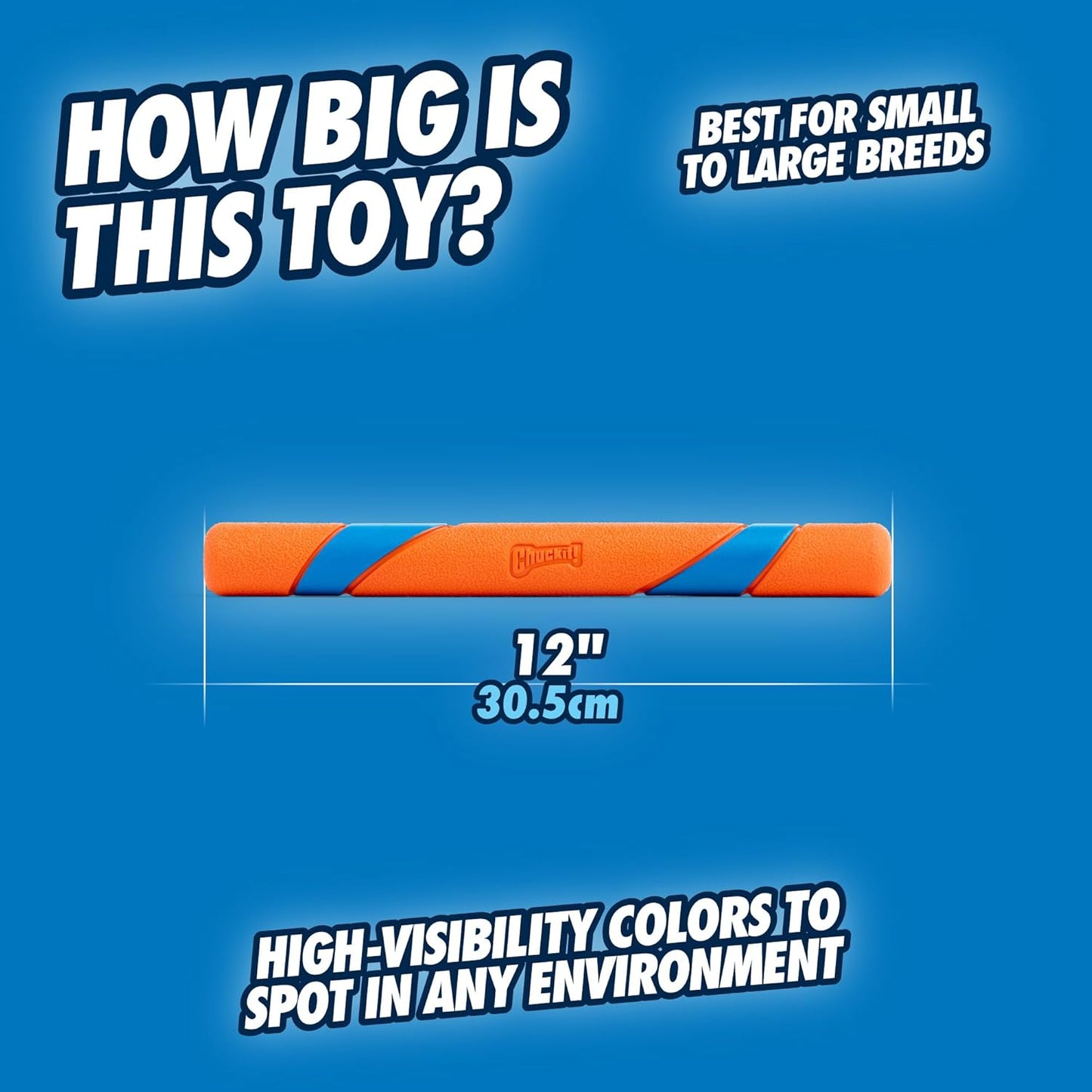 Ultra Fetch Stick Outdoor Dog Toy, for All Breed Sizes