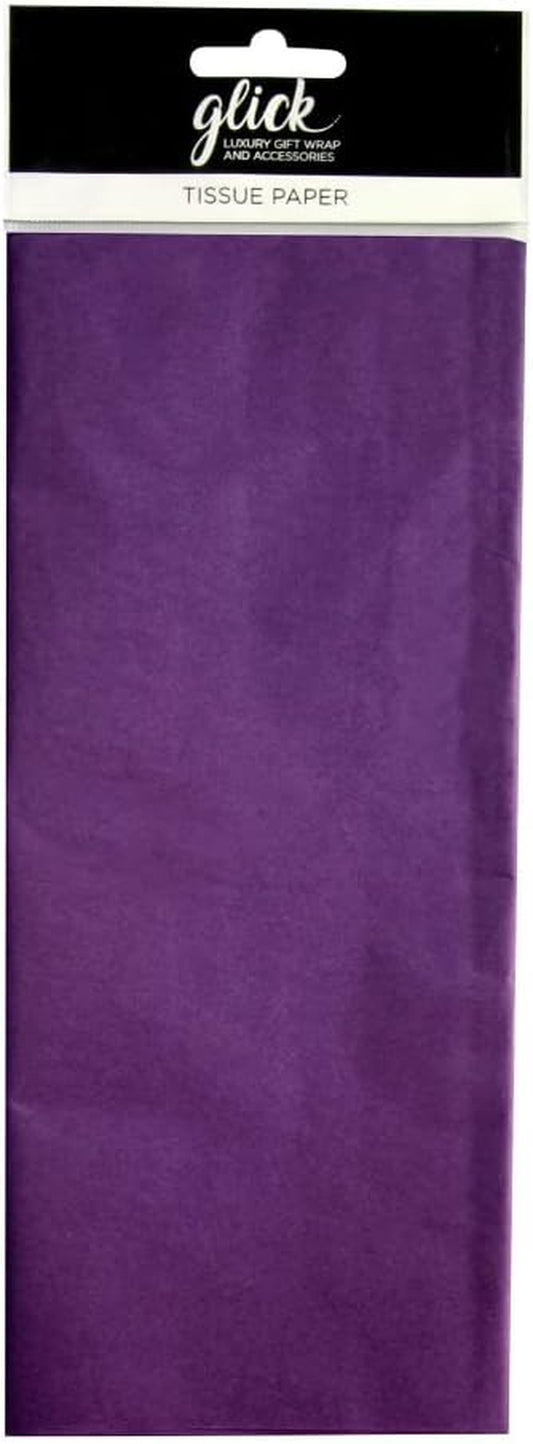 4 Sheets of Purple Violet Tissue Paper, Each Sheet 750Mm X 500Mm Tissue Paper Purple Violet, Purple Violet Tissue Paper for Gift Wrapping, Arts and Crafts Purple Violet Tissue Paper