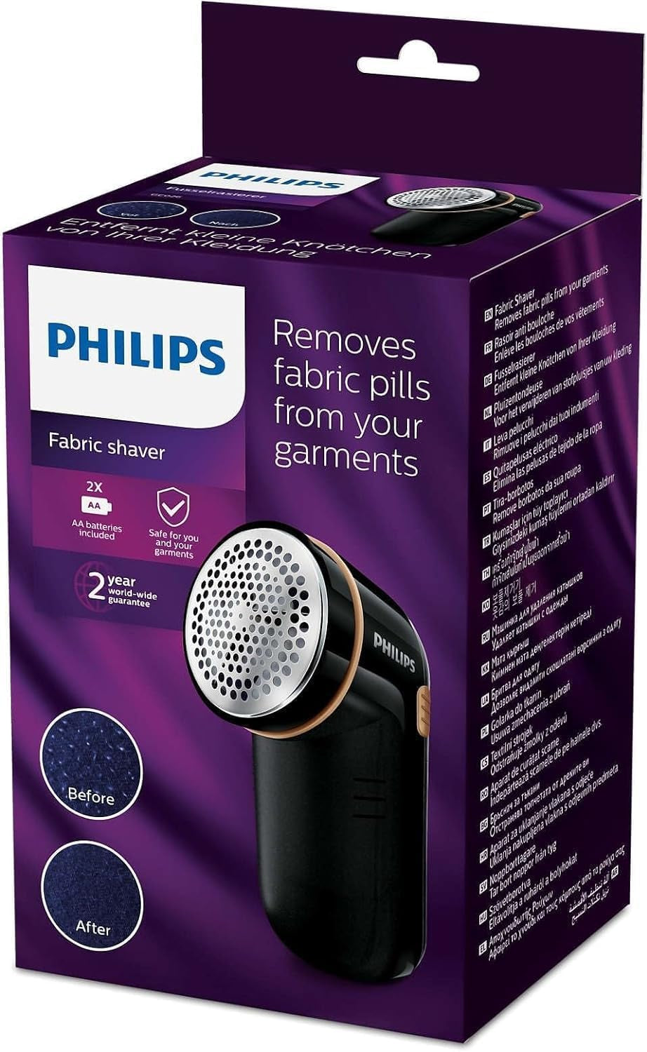 Fabric Shaver, Quick and Effective Removal of Pills and Bobbles - GC026/80