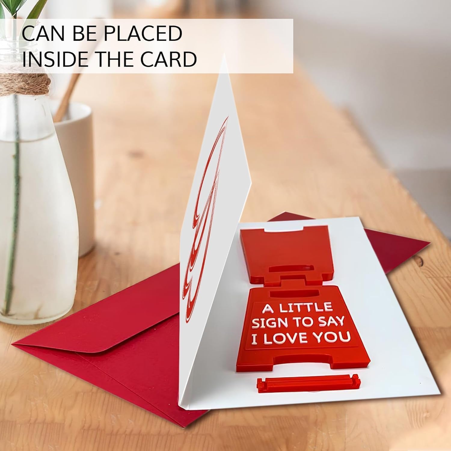 Valentines Day Gifts - Romantic I Love You Sign - Fun Boyfriend Valentine'S Day Gift - Cute Birthday, Christmas, Wedding Gift for Girlfriend, Wife, Fiancee - Mini Sign Decoration