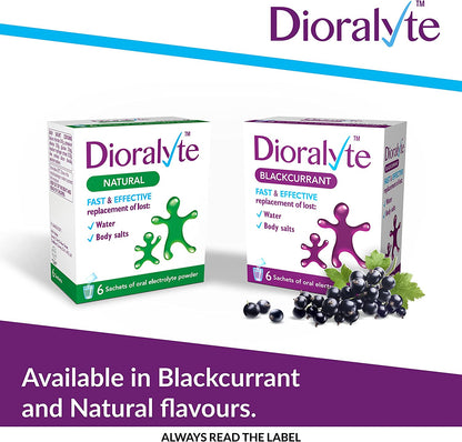 - Fast and Effective Supplement Treatment for Reducing Dehydration and Replacing Electrolytes (Mineral Salts) of Lost Body Water and Salts- Blackcurrant Flavour - 6 Sachets