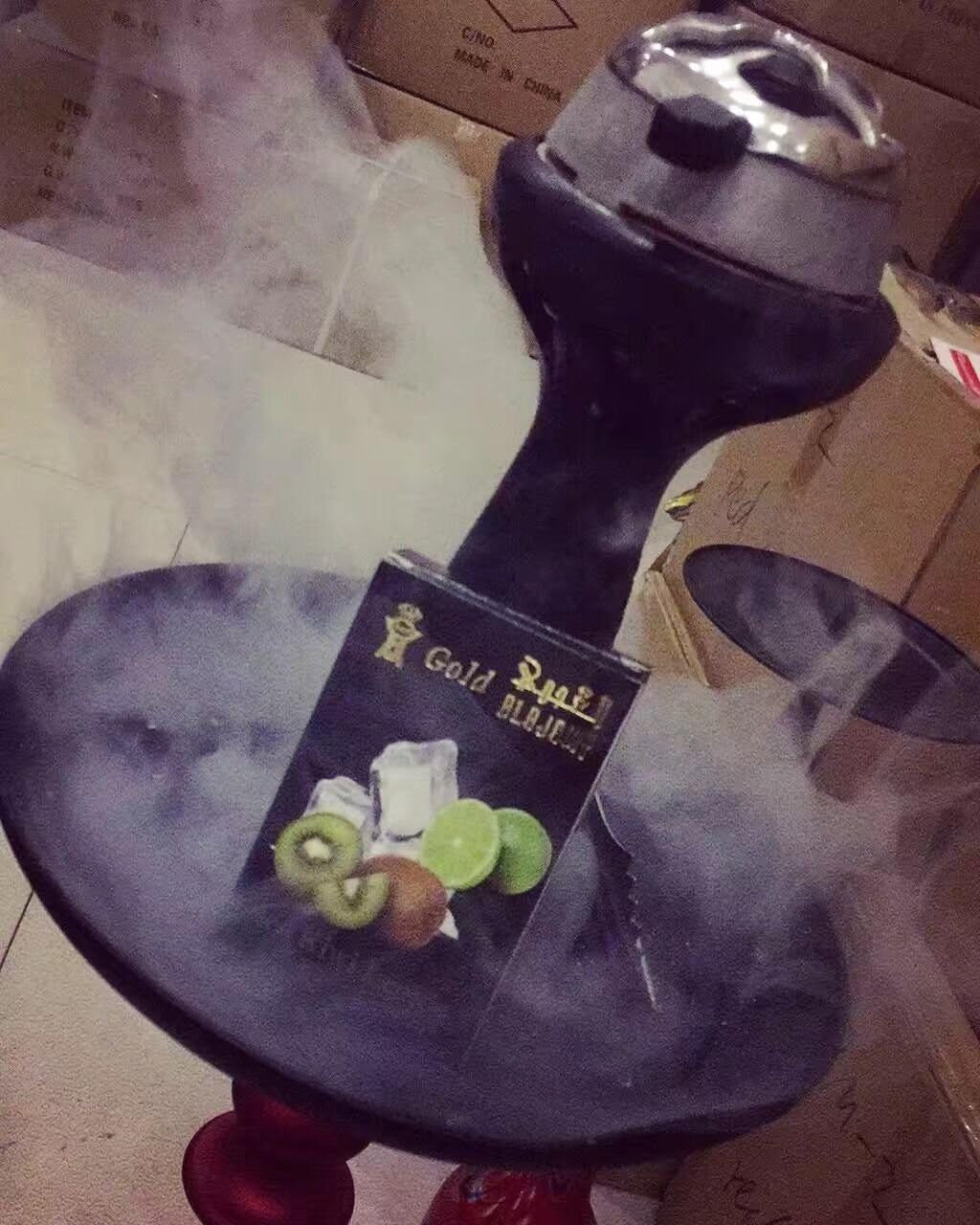 Shisha Bowl Premium Shisha Head 70Degree Silicone Larger Hookah Bowl Fits for Lotus Heat Management Device Durable Non-Broken Easy Cleaning 3" Bowl 4" Tall (Multi-Holes)