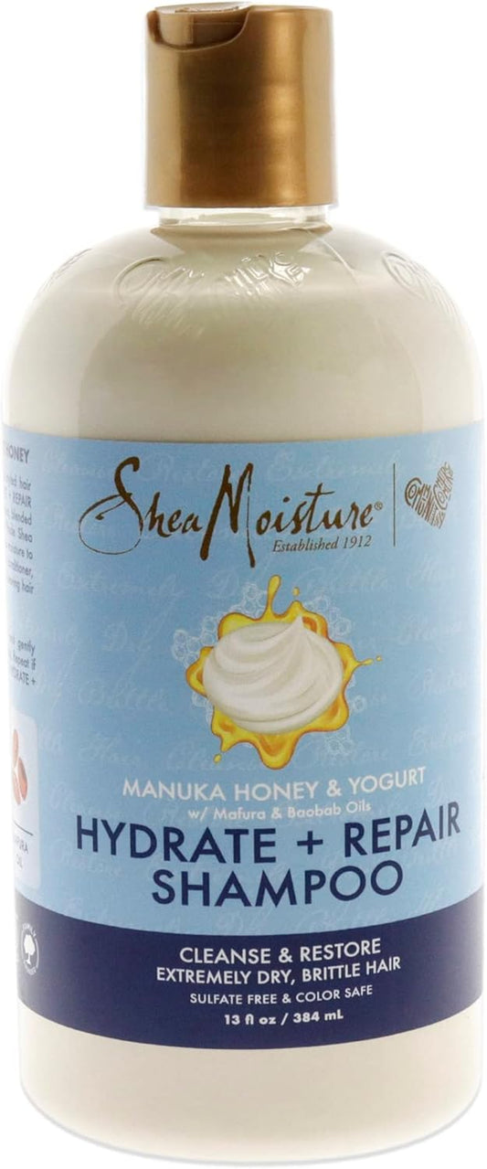 Manuka Honey and Yogurt Hydrate plus Repair Shampoo for Unisex 13 Oz Shampoo,White