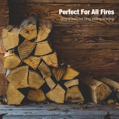 Natural Firelighters - 200 Pack | Eco Friendly Wood Firelighters | Quick Wood Wax Flame Fire Starters | Safe to Use | Ideal for Stoves, Open Fires, Bbq'S & Pizza Ovens