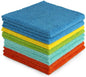Microfibre Cloth Pack of 8, Multifunctional Reusable Cleaning Cloths, Lint Free Streak Free Washable Cloth Duster for House, Kitchen, Car, Motorbike, Windows 30 X 30 Cm