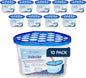 Disposable Dehumidifier for Home 500Ml, Pack of 10 Moisture Absorber Dehumidifiers for Damp, Mould, Kitchen, Wardrobe, Bedroom, Caravan, Office, Garage, Bathroom - Mini Condensation Absorbers