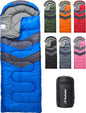 Sleeping Bags for Adults & Kids Sleeping Bag 3-4 Season - Ultralight Backpacking Sleeping Bag Cold Weather & Warm, Lightweight Compact, Single Adult Girls Boys Winter Sleep Camping Accessories