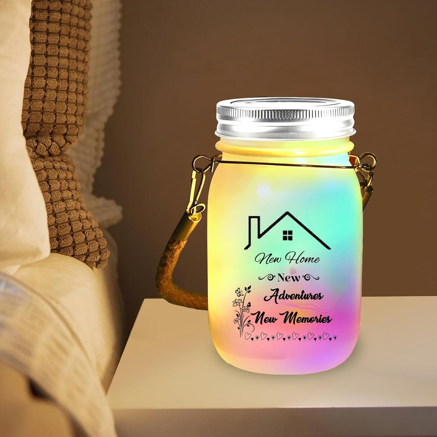 New Home Gifts, Housewarming Gifts Ideas for New Home, Personalised Solar Lantern Light, New Home Gifts for Couple, New Home Gifts for Family, New Home Gift for Friends, Special Gifts for New Home