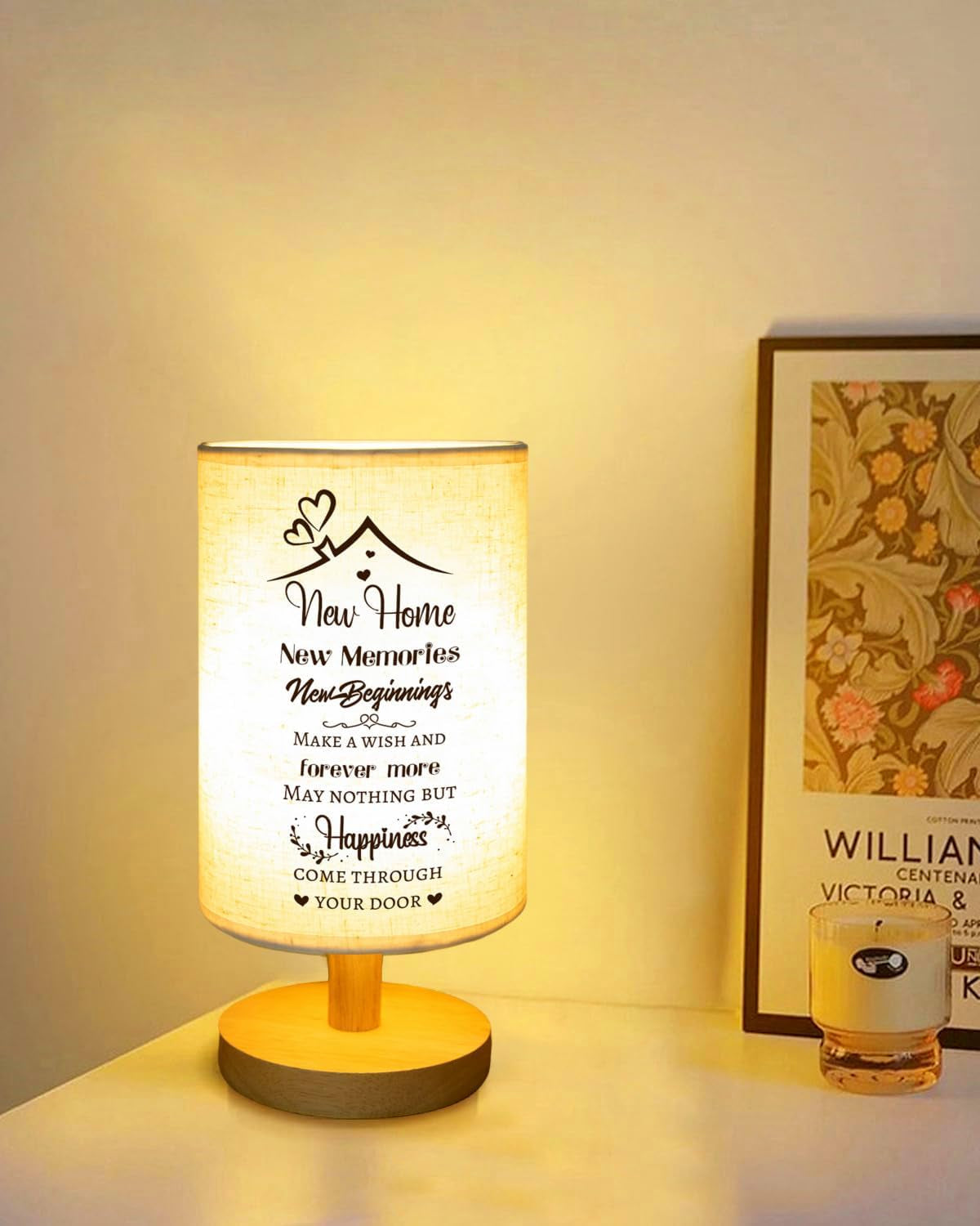 New Home Gifts, House Warming Gifts for New House Gifts for Couple Best Friend Family Table Lamp Housewarming or New Home Gift for Couple Moving in New Home Owner Gift Ideas First Home