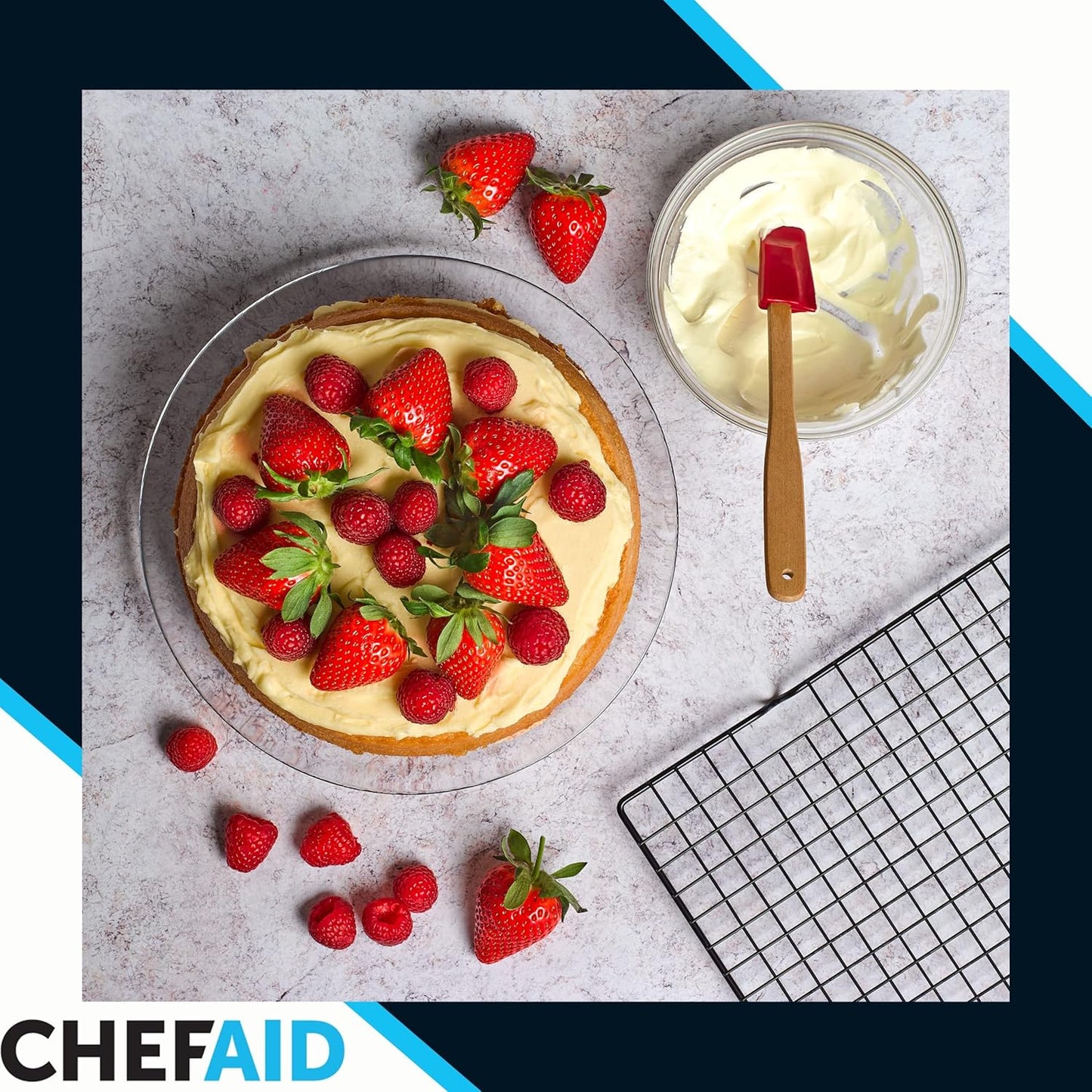 Non-Stick Spring Form Cake Tin, round Cake Pan with Loose Base for Easy Release, Dishwasher, Fridge and Freezer Safe, 23Cm / 9 Inch Diameter