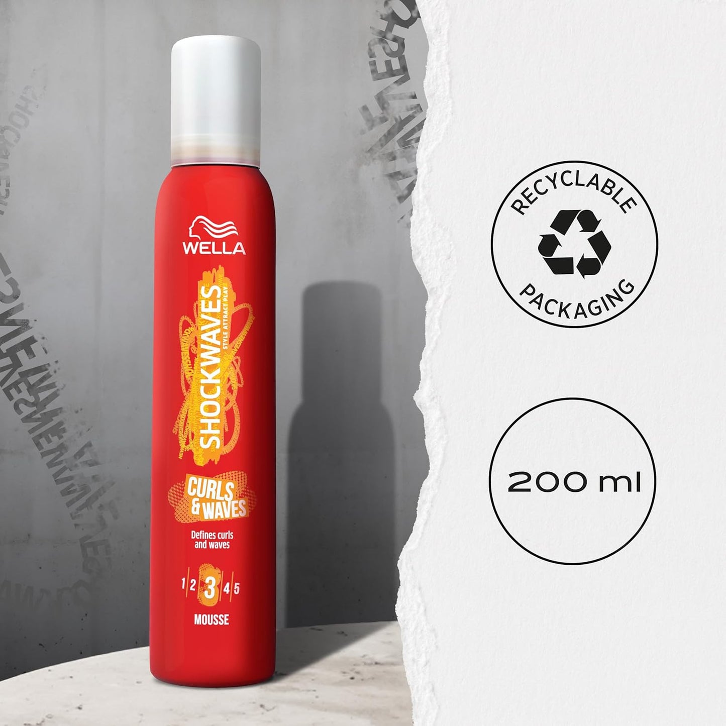 Shockwaves Curls and Waves Mousse, 200Ml