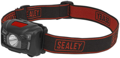 HT102R Rechargeable Head Torch 3W SMD LED with Auto-Sensor ,Red-