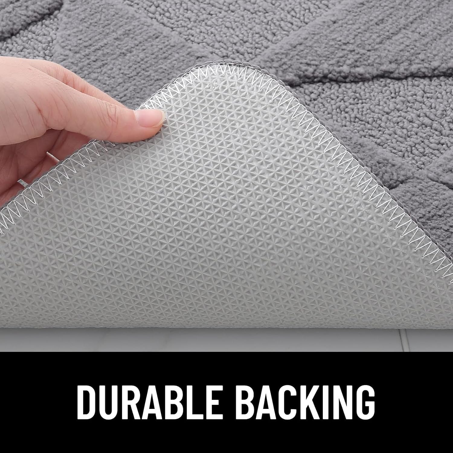 Door Mats Indoor, 50 X 80 Cm, Machine Washable inside Door Mat, Dirt Trapper Soft Doormats, Super Absorbent Entrance Rug, Non-Slip Floor Mat for Front Back Door, Pets and Dogs (Grey)