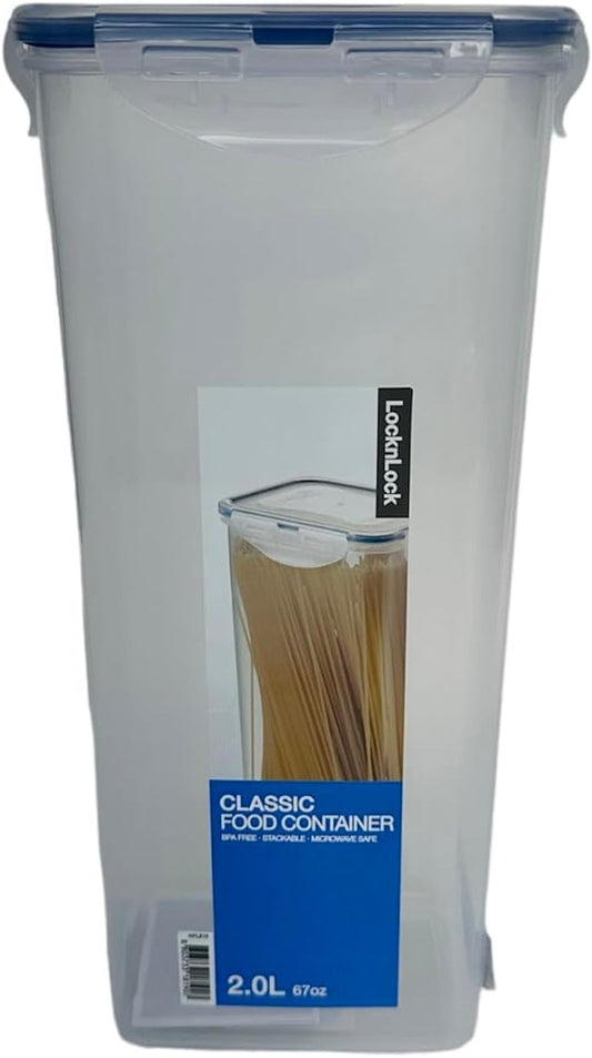 Rectangular Storage Container - Clear, 2 Litre Airtight Food Storage Container, HPL819F